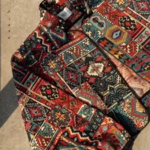 Etnik Desenli Tarz Ceket